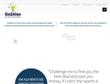 Tablet Screenshot of go2alex.com